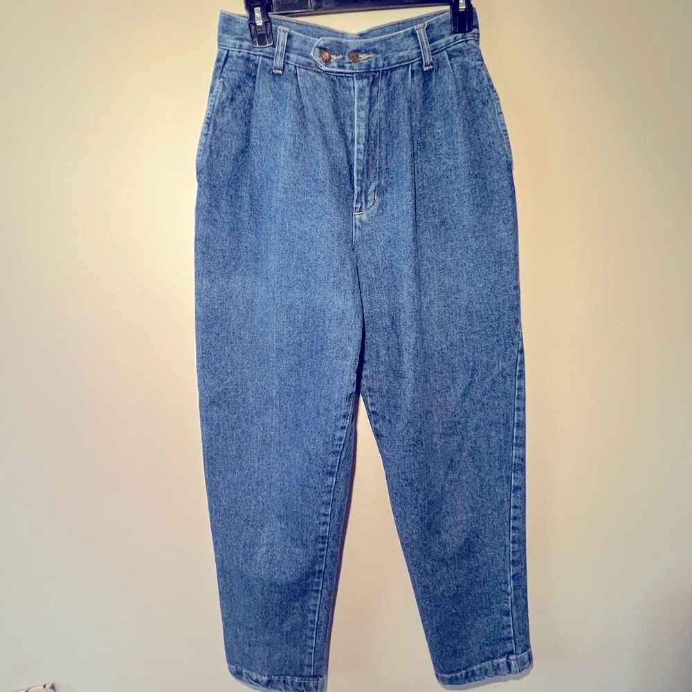 Guess Georges Marciano for‎ Guess Blue Straight Leg Jeans Women 31 Natural Pleat